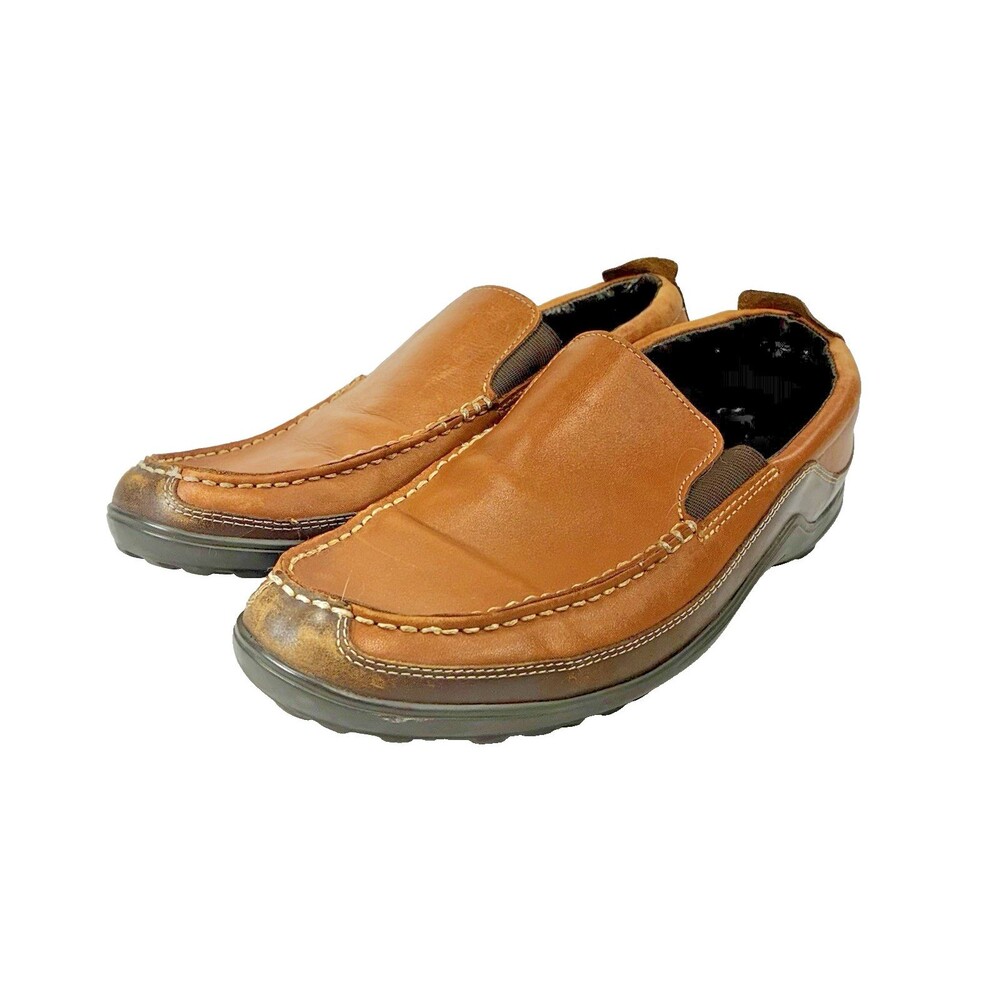 Cole Haan Tucker Venetian Slip-On Loafers Tan Brown Leather Men’s 9.5M